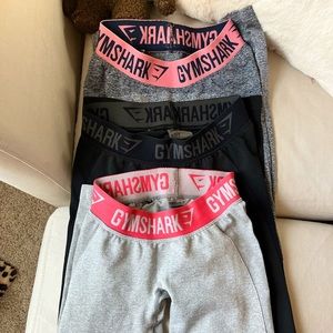 3 gymshark leggings XS